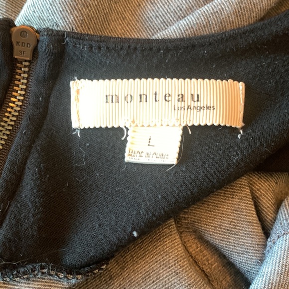 Women’s Monteau Black and Grey Dress - Picture 4 of 4